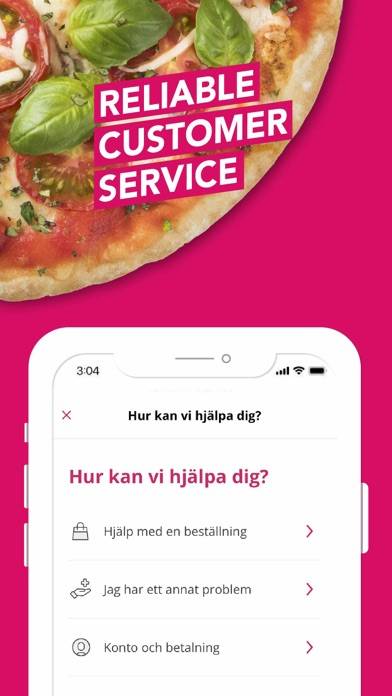 Foodora Sweden App skärmdump #5