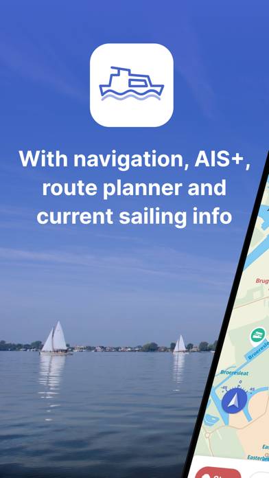 Waterkaarten: Boat Navigation App screenshot #1