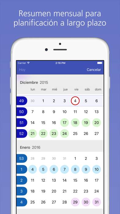 Easy Calendar Capture d'écran de l'application #4
