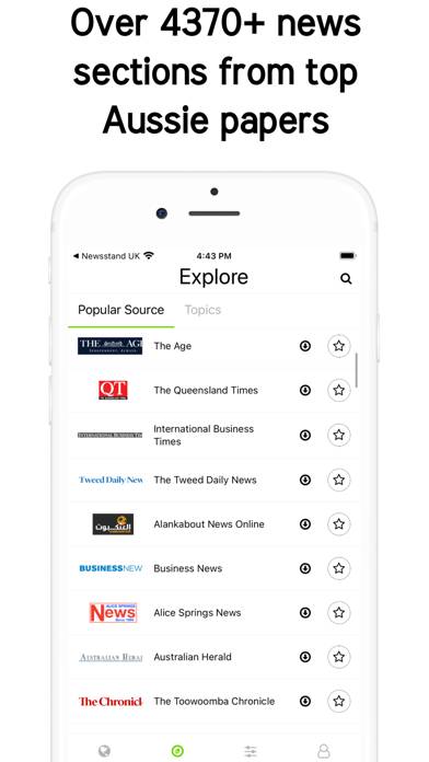 Aussie News Schermata dell'app