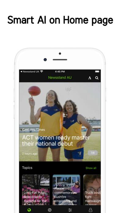 Aussie News Schermata dell'app