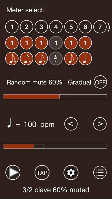 Time Guru Metronome Schermata dell'app #4