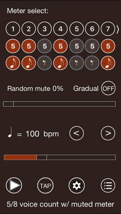 Time Guru Metronome App skärmdump #5