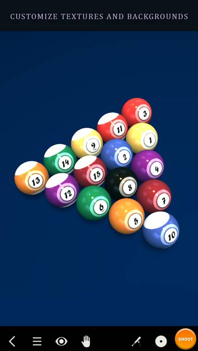 Pool Break 3D Billiards 8 Ball, 9 Ball, Snooker Schermata dell'app #3