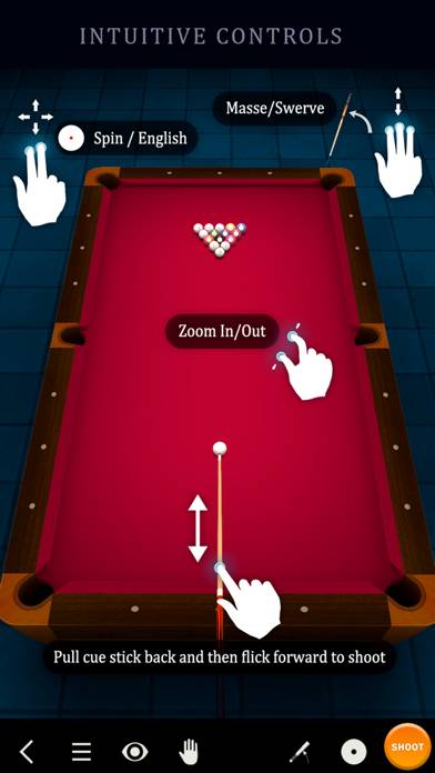 Pool Break 3D Billiards 8 Ball, 9 Ball, Snooker Schermata dell'app #4