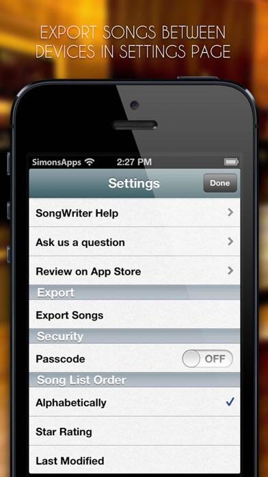 Song-Writer: Write Note Lyrics Capture d'écran de l'application #5