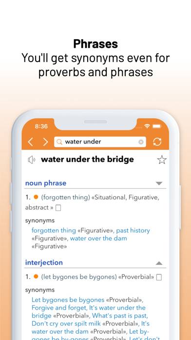 English Thesaurus Captura de pantalla de la aplicación #4