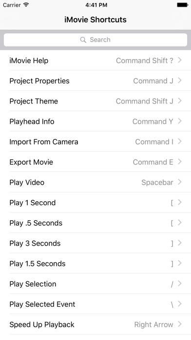 Shortcut: iMovie Edition Captura de pantalla de la aplicación #1