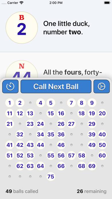 Bingo Machine App-Screenshot #1