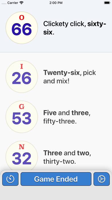 Bingo Machine Captura de pantalla de la aplicación #3