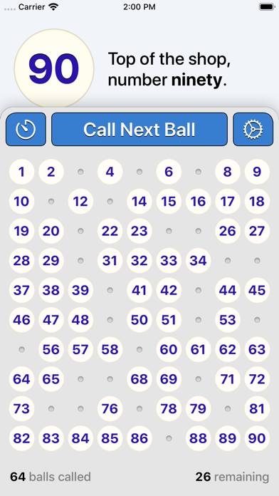 Bingo Machine Schermata dell'app #4