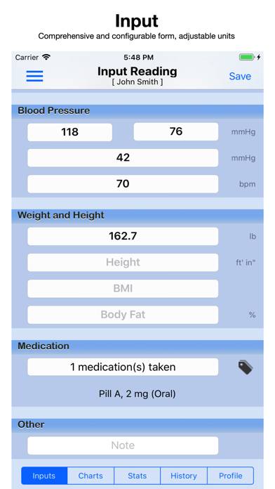 Blood Pressure Monitor App-Screenshot #1