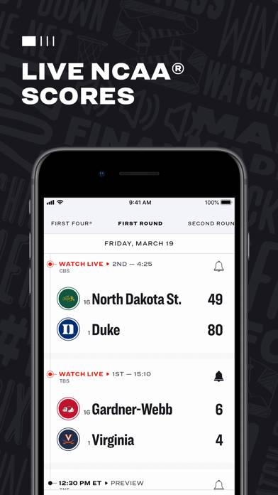 NCAA March Madness Live Uygulama ekran görüntüsü #5