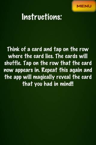 Card Trix game screenshot