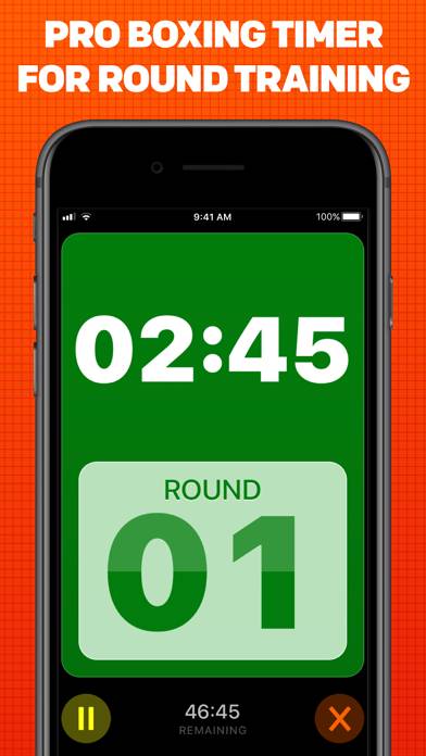 Boxing Timer Pro Round Timer Captura de pantalla de la aplicación #1