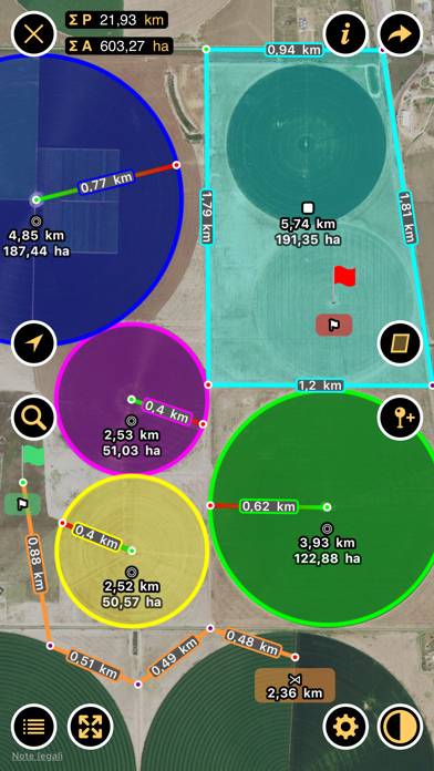 Planimeter  Measure Land Area Schermata dell'app #1
