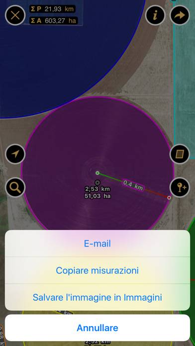 Planimeter  Measure Land Area Schermata dell'app #3