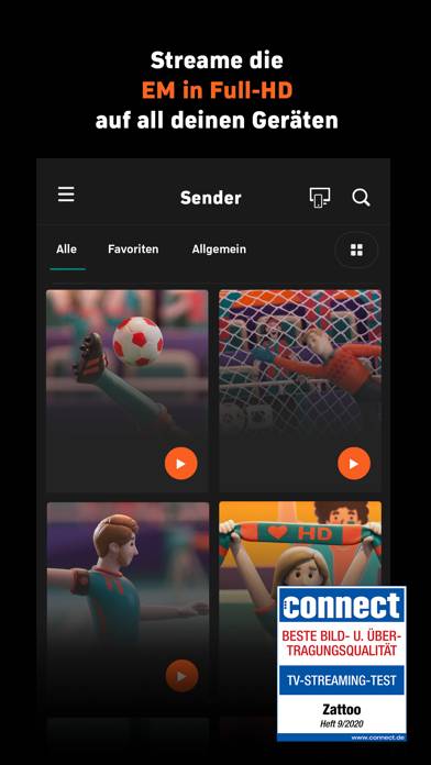 Zattoo | TV Streaming App App-Screenshot #1