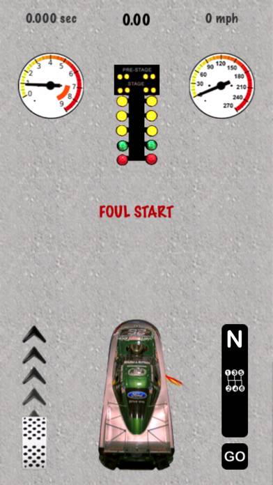 Top Fuel Drag Racing Simulator game screenshot