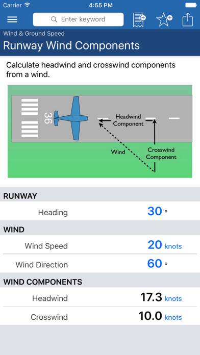 Pilot Calcs Schermata dell'app #3