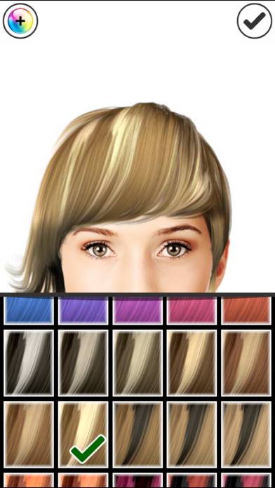 Hairstyle Magic Mirror Schermata dell'app #3