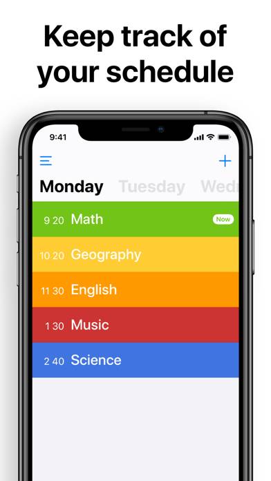 Class Timetable Captura de pantalla de la aplicación #1