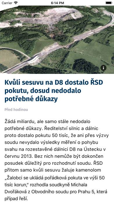 iDNES.cz Bildschirmfoto