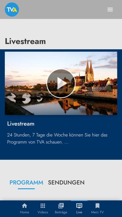 TVA Ostbayern App-Screenshot #2
