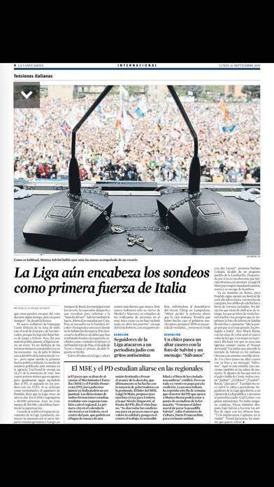 La Vanguardia edición impresa Captura de pantalla de la aplicación #3