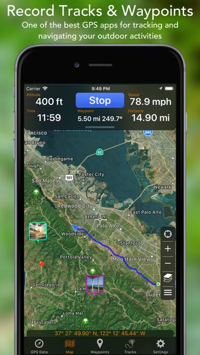 GPS Tracks App screenshot #1