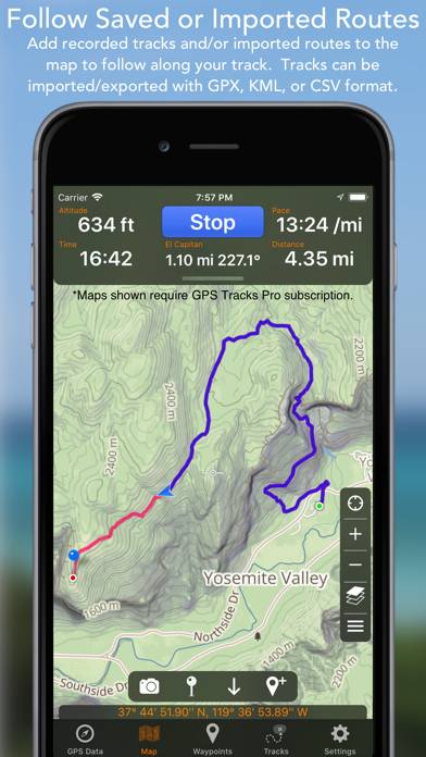 GPS Tracks Schermata dell'app #2