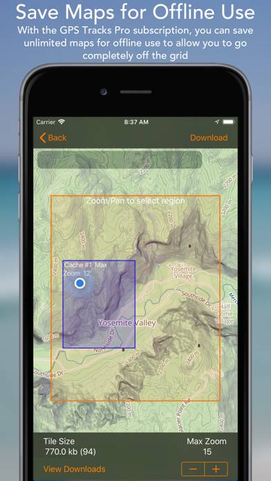 GPS Tracks Schermata dell'app #4