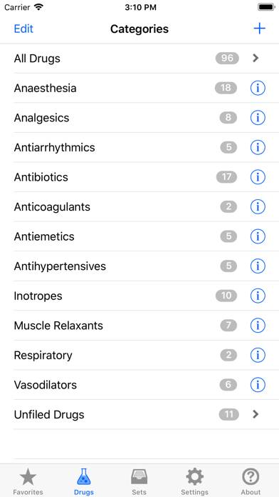 InfusiCalc Schermata dell'app #1