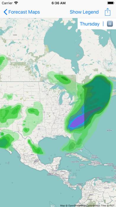 Global storms App skärmdump #4