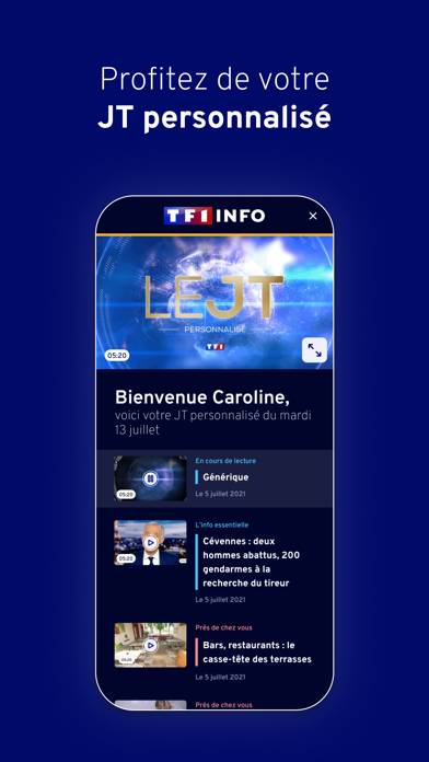 TF1 INFO App skärmdump #3