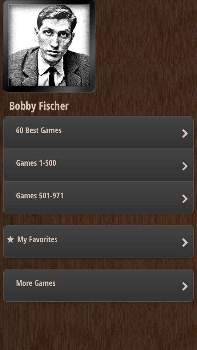 Bobby Fischer Complete Collection App screenshot #1