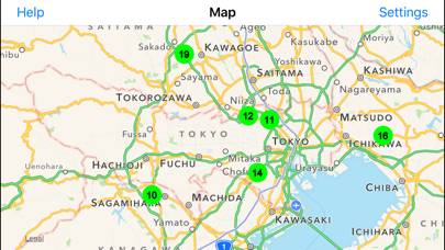 Radiation Map Tracker displays worldwide radiation Скриншот приложения #3
