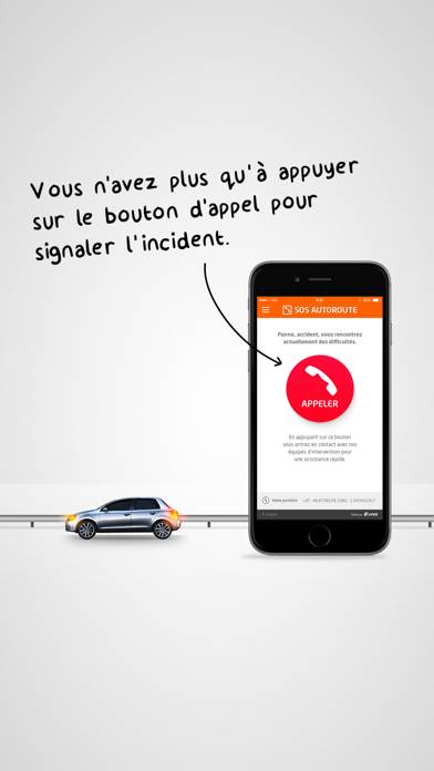 SOS Autoroute Capture d'écran de l'application