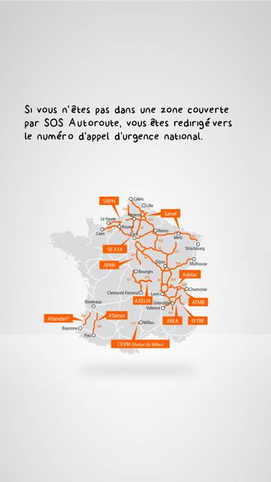 SOS Autoroute Capture d'écran de l'application