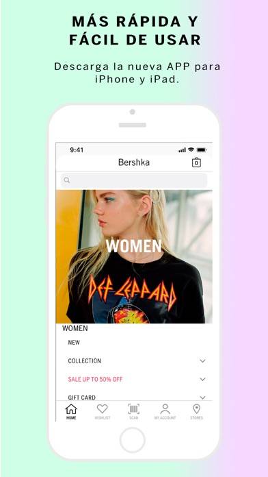 Bershka App skärmdump #1