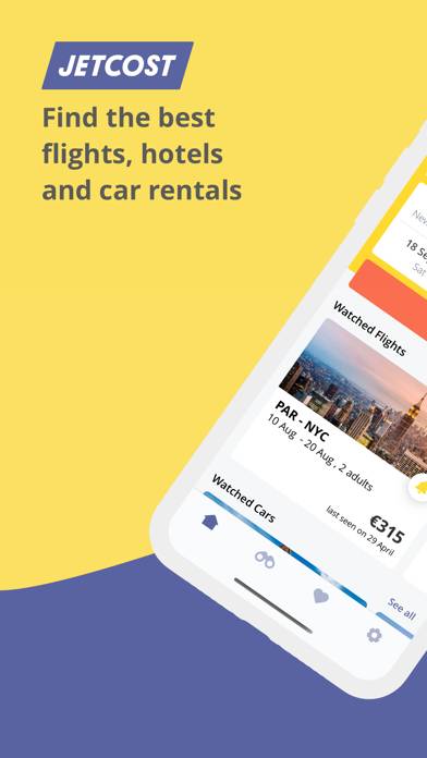 Jetcost: flights, hotels, cars Schermata dell'app #1