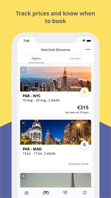 Jetcost: flights, hotels, cars Schermata dell'app #4