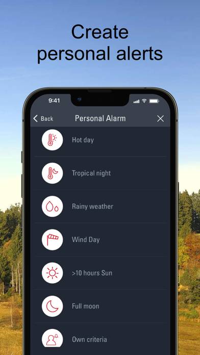 Weather Alarm: Switzerland App-Screenshot #6