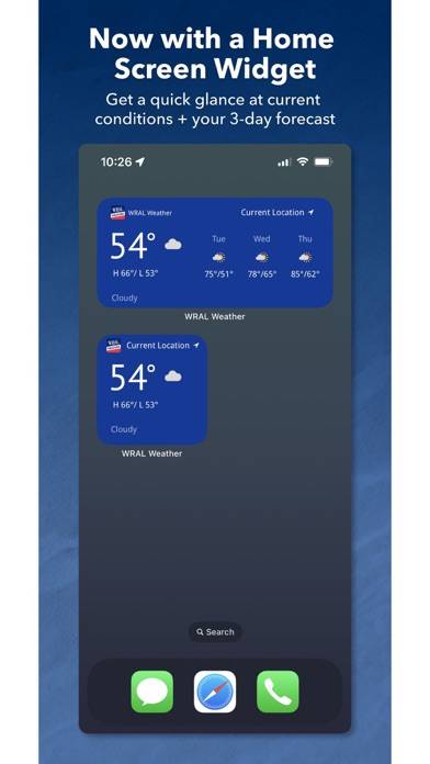 WRAL Weather App screenshot