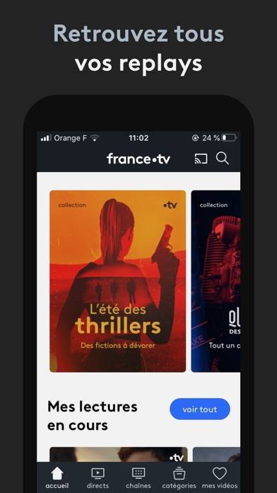 France.tv : replay et direct Capture d'écran de l'application #1