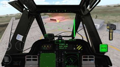 Apache 3D Sim Flight Simulator Capture d'écran de l'application #3