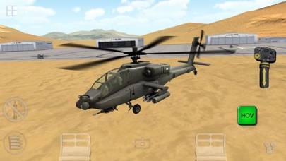 Apache 3D Sim Flight Simulator Capture d'écran de l'application #5
