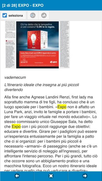 Mimesi Schermata dell'app