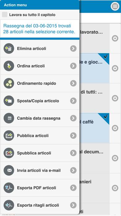 Mimesi Schermata dell'app