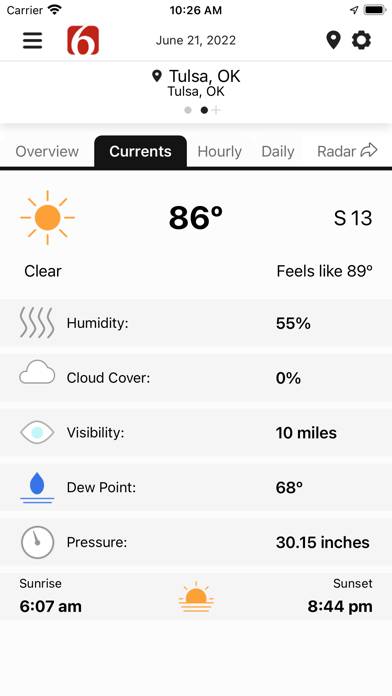 News on 6 Weather App screenshot #3